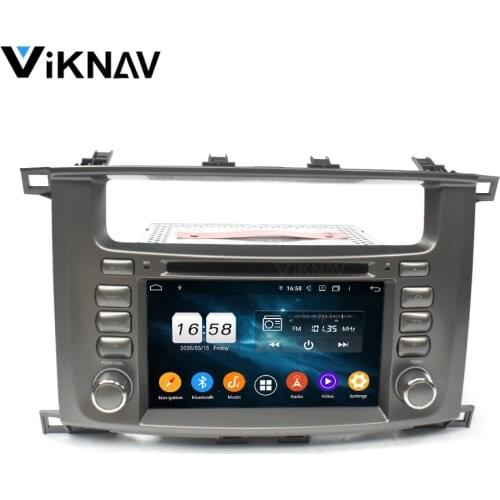 2DIN Android Car radio DVD player For Lander Cruiser 100 2003-2008 car stereo autoradio auto audio head unit GPS navigation
