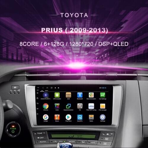 Car DVD For Toyota Prius (2009-2013)Car Radio Multimedia Video Player Navigation GPS Android9 Double Din