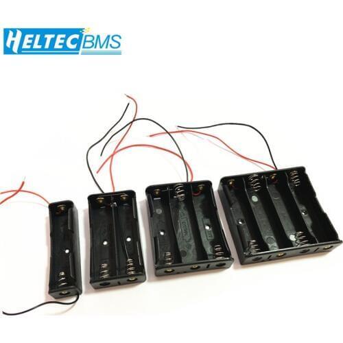 1pcs 18650 Power Battery Storage Case Box Holder Leads With 1 2 3 4 Slots drop shipping