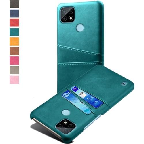 Card Wallet Phone Cover For OPPO Realme C21 C17 C20 C12 Capa Retro Slim PU Leather Coque For Oppo Realme C 17 20 21 Case Funda