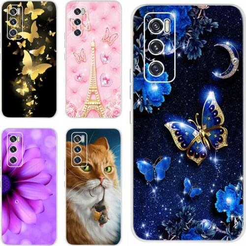 Beautiful Butterfly Case For Vivo V20 SE Case Soft Silicone Phone Cases For Vivo V 20 Se 20SE Back Cover V2022 V2023 Slim Fundas