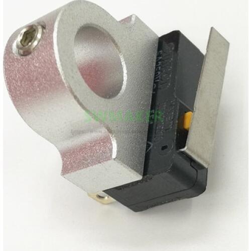 Black/silver Aluminum alloy Z-ENDSTOP HOLDER+endstop kit 8mm smooth rod Z-axis endstop Reprap Mendel Prusa i3 rework 3D printer