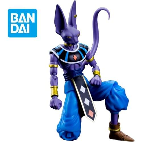 Dragon Ball Bandai original Japanese Version SHF Anime Figures Beerus PVC Action Figure Collections Model Dolls Toys Kids Gifts