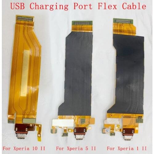 USB Charging Port Flex Cable Connector For Sony Xperia 1 II Xperia 5 ll Xperia 10 ll Charger Flex Module