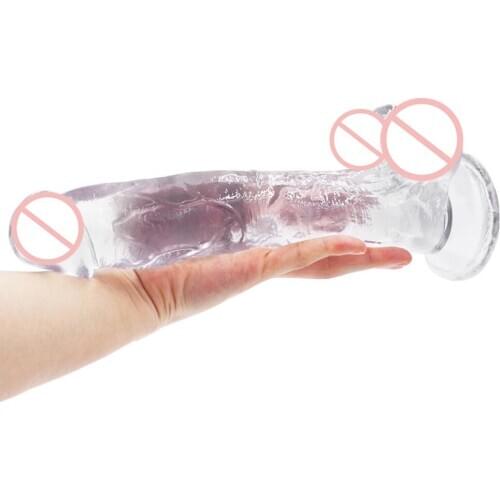 Small penis dildo female manual masturbation stick crystal simulation penis