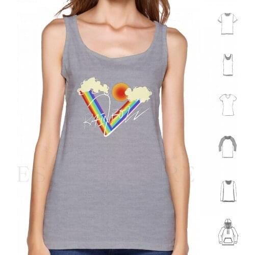 Rainbowv ( White Text Ver ) Tank Tops Vest Nct Wayv Qian Kun Li Yongqin Ten Winwin Sicheng Lucas Yukhei Xuxi Xiaojun