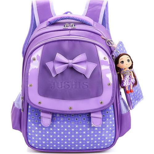 Cute Girls Princess School Bags backpack Children Backpack Primary Book bag Orthopedics Waterproof Schoolbags Mochila Infantil
