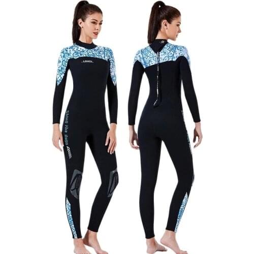 3MM Neoprene Wetsuit men women Full Body Diving suit Scuba spearfishing Snorkeling surfing Wetsuit winter thermal swimsuit
