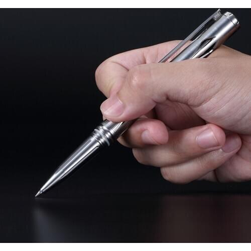 2018 NEW NITECORE NTP20 Self-defense Multi-Functional Titanium Alloy Tactical Pen Ergonomically Tungsten Steel Tapered Tip