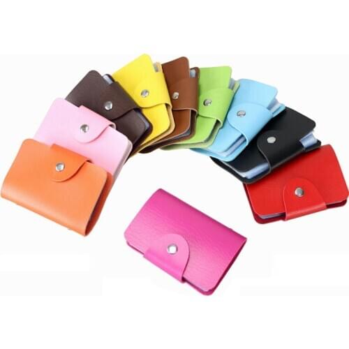 Solid color ladies and man card package credit card set business card holder student bag corporate custom LOGO gift