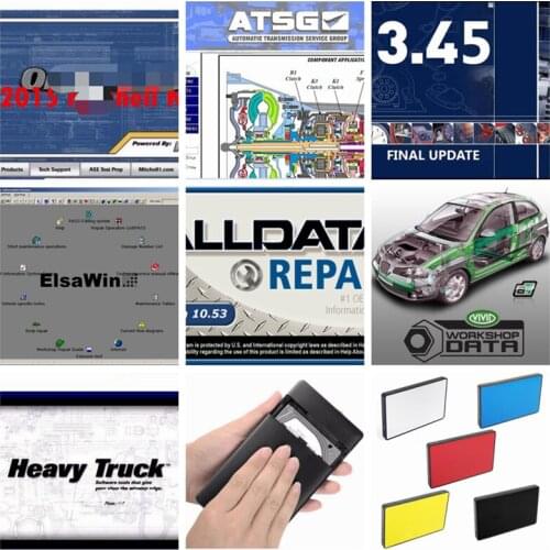 Alldata 2021 Hot sale 10.53v repair software mit//chell OD5 ElsaWin vivid workshop atsg 49 in 1tb hdd usb3.0 auto repair allda