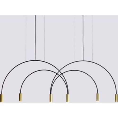 Modern led iron hanging lamp pendant lights hanging lamp hang living room lights livingroom