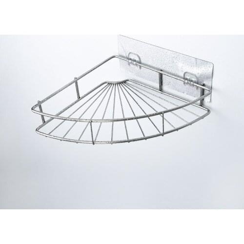 Stainless Steel Bathroom Corner Shelf Shower Shampoo Soap Cosmetic Shelves Kitchen Accessories Storage Organizer Rack Holder