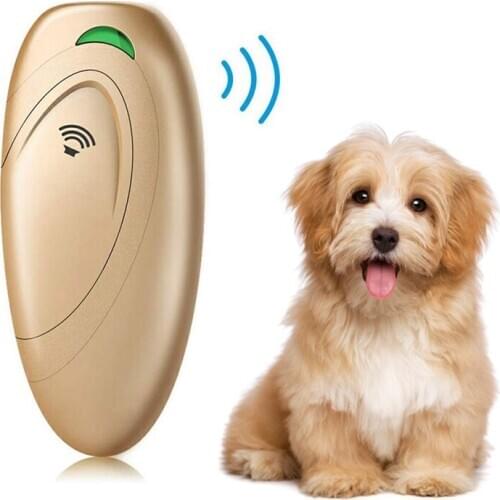 Pet Dog Anti Barking Stop Bark Training Device Trainer Ultrasonic Stop Device Pet Trainer Bark Control Manual Anti Bark Device