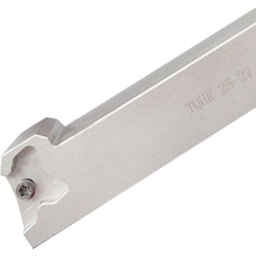 TQHR12-27 TQHR16-27 TQHR20-27 TQHR25-27 CNC Lathe Tools External Grooving Tools Holder Earthquake Resistance Spring Steel Arbor