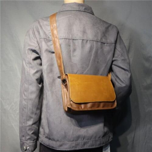 Yesetn Bag 06272021 Mens old fashion bag messenger bag single shoulder mobile phone bag