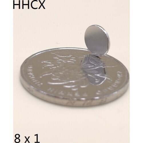 10 20 50 100 200pcs/lot Disc magnet 8x1 N35 Magnet 8*1 Magnets 8 x 1 for speaker