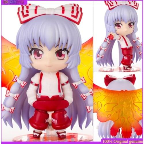 100% Original: Touhou Project Huziwara no Mokou Q version figma Action Figure Anime Figure Model Toy Figure Collection Doll Gift