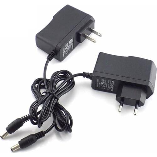 12V 1A 1000mA AC 100V-240V Converter Adapter DC 12V 1A CCTV Power Supply EU UK AU US Plug 5.5mm x 2.1mm for Cameras