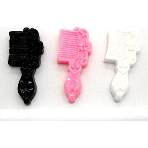 30Pcs Mixd Resin Comb Decoration Crafts Flatback Cabochon Scrapbooking Fit Phone Embellishments Beads Diy Accessories