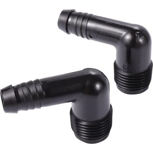 1/2" Male Thread to DN16 Pipe Port Elbow Connector 16mm Water pipe hose Couplings Garden Greenhouse Irrigation Joints 5 Pcs