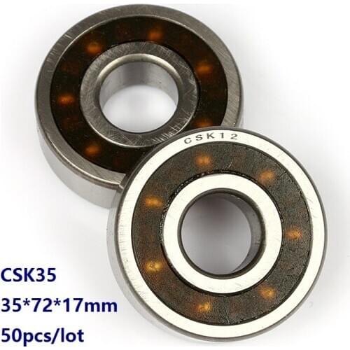 50pcs/lot CSK35 35mm One Way Clutch Bearing Without keyway High Quality Clutch Backstop Bearing 35×72×17mm