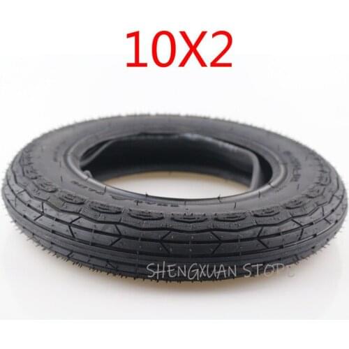 Free shipping 10 x 2.0 inch Pram Stroller Kids Bike Tyre Tire Out Tube 10X2 For Electic Scooter E-scooter Moped Parts