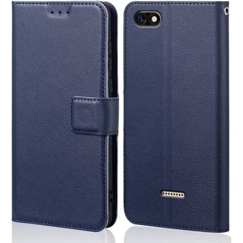 For Xiaomi Redmi 6 Case Cover Soft Silicone PU leather flip case For Coque Xiaomi Redmi 6A Phone Case with Card Holder Magnetic