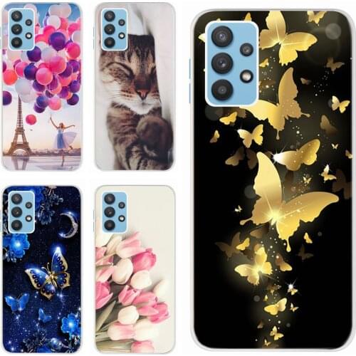 Shap-on Case For Samsung A32 4G Case 6.4" Transparents Against Water Dust Shock Phone Cases Samsung Galaxy A32 A 32 A325F Bumper