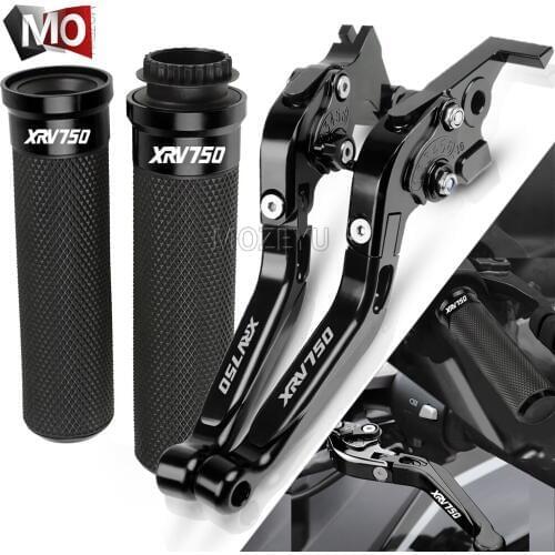 For Honda XRV750 XRV 750 L-Y Africa Twin 1990-2003 1991 1992 1993 Motorcycle CNC Brake Clutch Levers Handlebar Hand Bar Grips