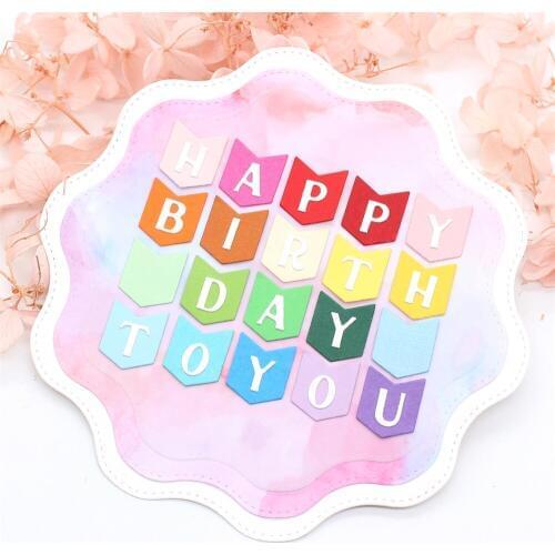 Wonky Flower Nesting Frames Metal Cutting Dies Stencils for Scrapbooking Decorative Embossing Paper Card Making Craft