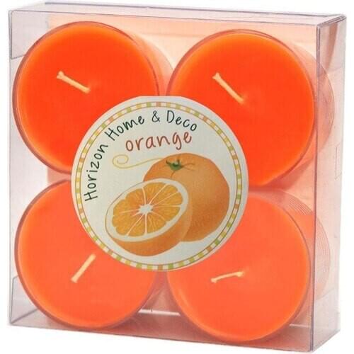 Horizon Candle Capsule Candle Orange Fragrant 4'lü 5461