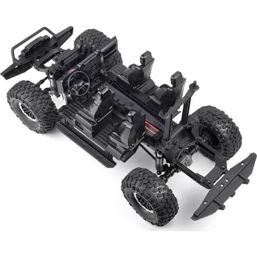 Simulation Cab Cockpit Interior Decoration Body Center Console Kit for 1/10 Traxxas TRX4 Defender RC Car Accessories
