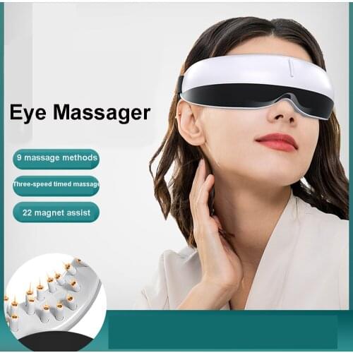 Lightweight and Portable Eye Massager Relax Wireless With 9 Modes Soothing Health & Beauty 2021New Hot Sale