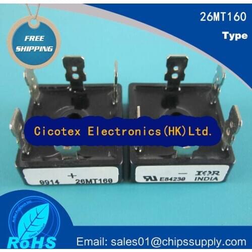 2pcs/lot 26MT160 D-63 MODULE BRIDGE RECT 3P 1.6KV 25A D-63 VS-26MT160