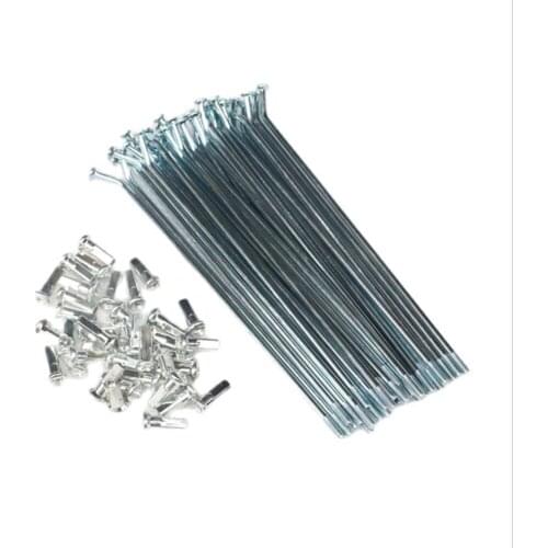 9K 215mm 36 Pcs Wheel Steel Spokes Nipples for Pit Bike Enduro Spokes Steel Wire Cap Hat for CRF KTM KXF YZF WR BSE