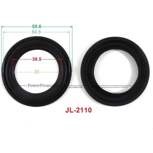 New 10 pcs /lot = 5 Pair 2.5 inch Woofer Repairable Parts / Speaker Rubber Surround ( 55.6mm / 50.5mm / 38.5mm / 35mm )