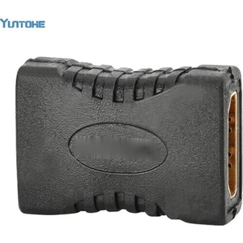 Wholesale 100Pcs/lot HDMI-compatible Female to Female F/F Coupler Extender Adapter Extension Connector for HDTV HDCP 1080P