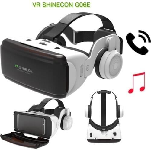 Original VR Virtual Reality 3D Glasses Box Stereo VR Headset Android Helmet Cardboard Smartphone,Bluetooth Rocker For IOS G M1H0