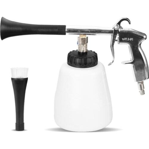Car Dry Cleaning Gun High Pressure Washer Water Gun Dust Remover Interior Dry Cleaning With Brush For Car Wash Cleaning Tools