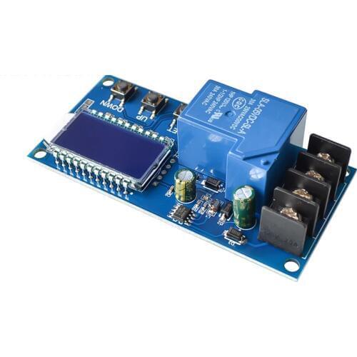 DC 6-60v 30A Storage battery Charging Control Module Protection Board Charger Time Switch LCD Display XY-L30A