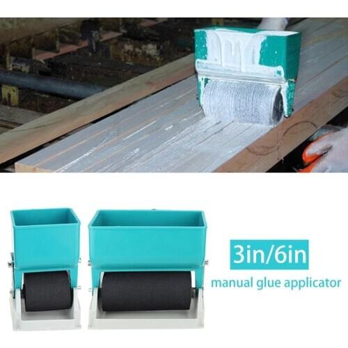 3/6Inch Manual Coating Machine Woodworking PVC Glue Coating Leather Tools Portable Rolling Latex Universal Adhesive DIY 2019NEW