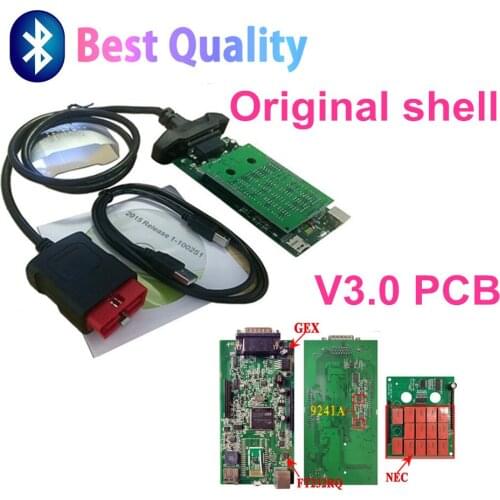 SC009B 2017.3 R3 with keygen New Vci Bluetooth for Delphis vd ds150e cdp Cars Trucks V3.0 V8.0 V9.0 pcb VD TCS CDP OBD2 OBDII
