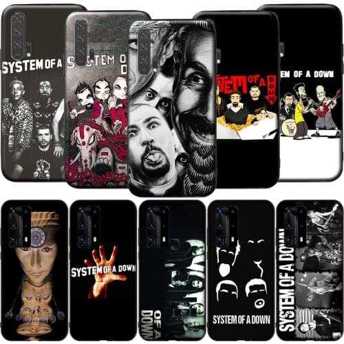 GX244 System Of A Down SOAD Silicone Case for Honor 6A 7A 3GB 7C 7X 8 8A 8X 8C 9 10 Lite View 20S 9A 10X Max Pro