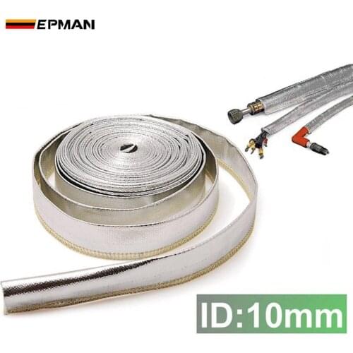 Heat Shield Sleeve Insulated Wire Hose Cover Wrap Loom Tube 10mm*10meter car styling For BMW f20 1 series EP-WR100GZ