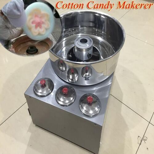 Vertical Cotton Candy Maker Factory Direct Selling Fancy Brushed/Electric Gas Cotton Candy Machine for Commercial Use