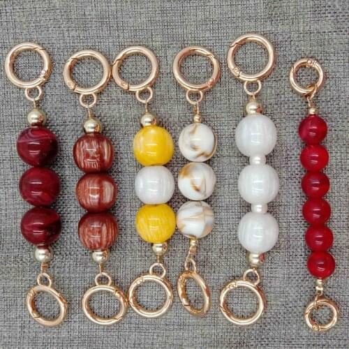 Pearl Purse Chain Strap Extender For Cross-Body Shoulder Bag Womens Handbag DIY Purse Replacement Charms Bag Accessories