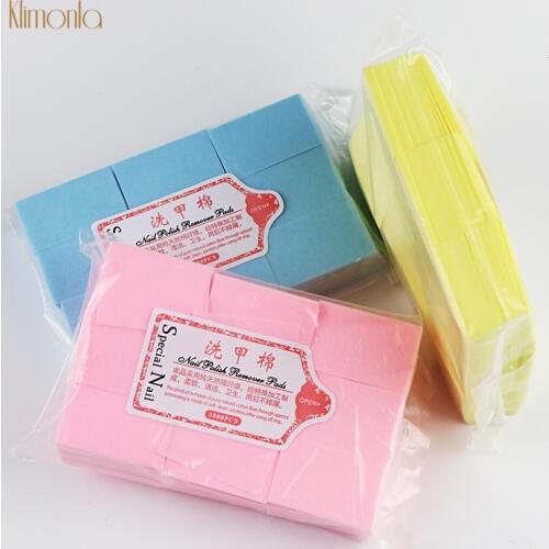 1 Pack Colorful Nail Washing Towels for Gel Nail Polish Soak Off Remover 1000 Tips Cotton Wipes Manicure Nail Cleaning Tools