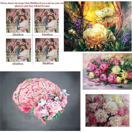 5D Diy Diamond Painting Full Circle Diamond Garden Cottage Cross Stitch Kit Inlaid Home Bedroom Decoration Can Be Customized