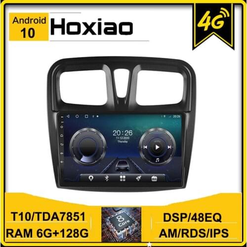 Car Radio 2 DIN Android Player Navigation GPS For Renault Logan 2 2012 - 2019 Sandero 2 2014 2015 2016 2017 2018 2019 Autoradio